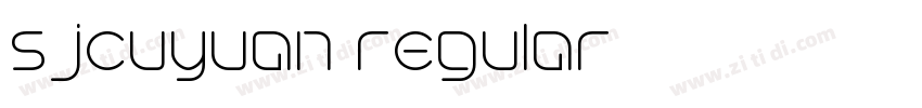 sjcuyuan regular字体转换 sjcuyuan regular字体转换